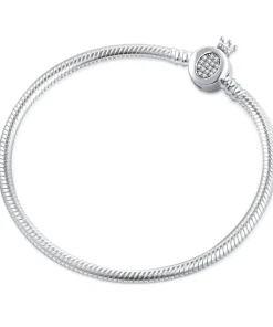 Brazalete de corona de calabaza brillante de zirconia