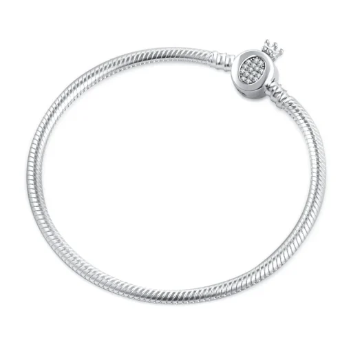 Brazalete de corona de calabaza brillante de zirconia