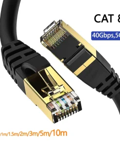 Cable LAN cat8 ethernet redondo