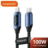 Cable Toocki USB-C a USB-C 100 W PD