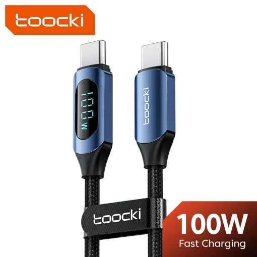 Cable Toocki USB-C a USB-C 100 W PD