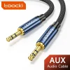 Cable auxiliar Toocki de 3,5 mm, macho a macho