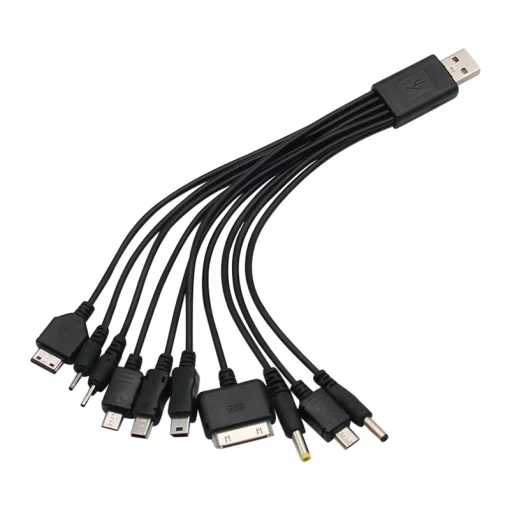 Cable cargador USB universal para múltiples enchufes