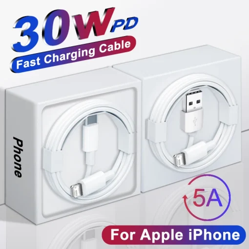 Cable de carga rápida de 30W para iPhone