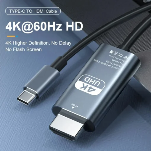 Cable de conversión de vídeo HD 4K 60Hz HDMI