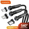 Cable magnético USB tipo C giratorio de 540° Toocki