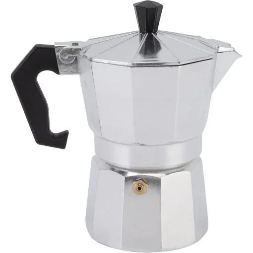 Cafetera italiana de aluminio