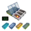 Cajas de aparejos pesca mini luminosas