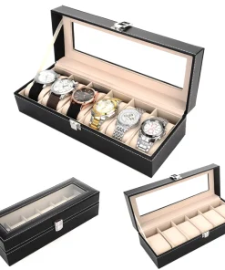 Cajas organizadoras de relojes para viaje