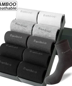 Calcetines Antibacterianos de Bambú para Hombre