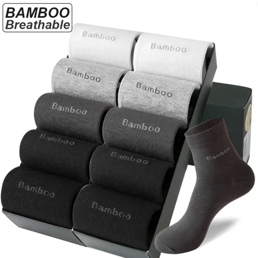 Calcetines Hombre Bambú 10 Pares