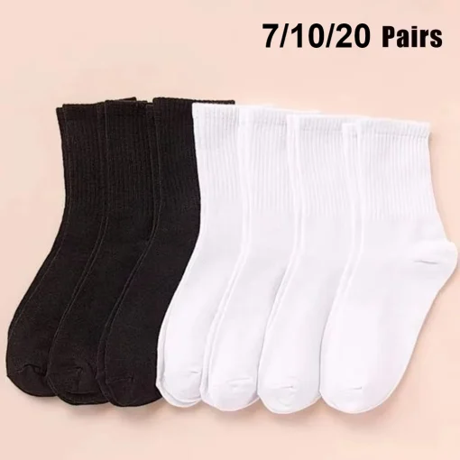 Calcetines cortos para mujer 20 pares