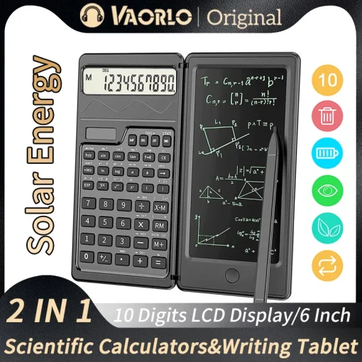 Calculadora científica plegable 2 en 1 VAORLO