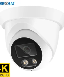 Cámara IP 4K 8MP nueva exterior PoE audio H.265