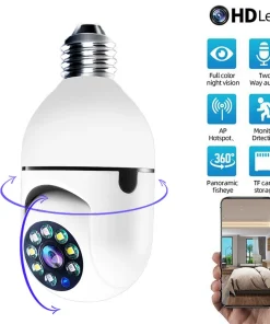 Cámara IP WiFi 4G E27 Bulbo Cam 3MP