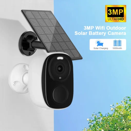 Cámara seguridad solar 3MP WiFi