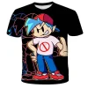 Camiseta 3D para niños Hot Sold Kids Friday Night Funkin