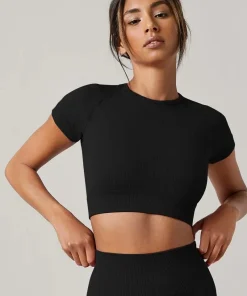 Camiseta Deportiva sin Costuras para Yoga