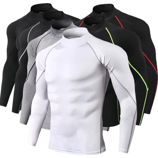 Camiseta Hombre Running Compresión Secado Rápido