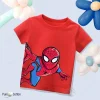 Camiseta de algodón puro infantil con estampado 2D