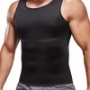 Camiseta de tirantes moldeadora de cuerpo adelgazante para hombre