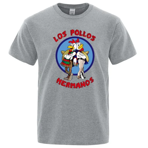 Camiseta divertida impresa LOS POLLOS Hermanos