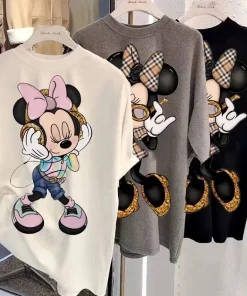 Camisetas Kawaii Disney para mujer