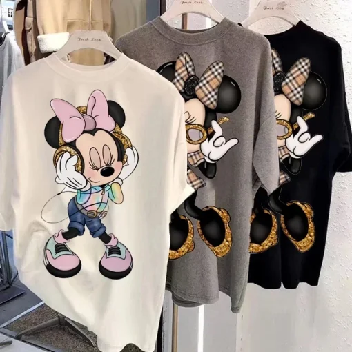 Camisetas Kawaii Disney para mujer