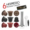 Cápsula reutilizable para café Nespresso con filtro de acero inoxidable