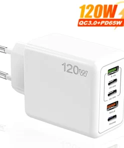 Cargador USB C PD 5 puertos Carga rápida