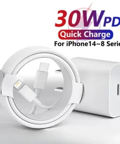 Cargador USB-C rápido de 30 W para iPhone