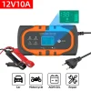 Cargador de batería de coche moto inteligente de 12V