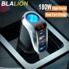 Cargador de coche rápido USB BLALION 180W