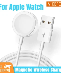 Cargador inalámbrico USB tipo C para relojes portátiles Apple iWatch S10S99876 Ultra 5432 SE