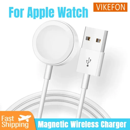 Cargador inalámbrico USB tipo C para relojes portátiles Apple iWatch S10S99876 Ultra 5432 SE