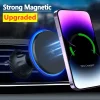 Cargador inalámbrico magnético RGB para automóvil para iPhone 12 13 14 15 Pro Max Mini