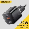 Cargador rápido PD de 20 W USB tipo C GaN de Essager