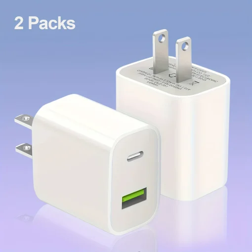 Cargador rápido PowerWall 2pcs + Cable