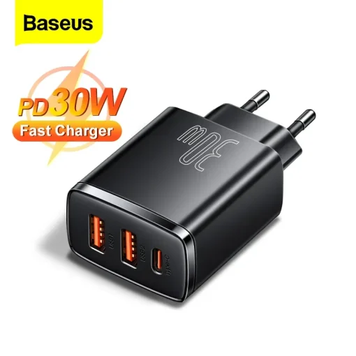 Cargador rápido USB tipo C Baseus 30W