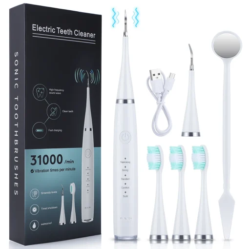 Cepillo Eléctrico Dental Sónico Kit Blanq Dientes