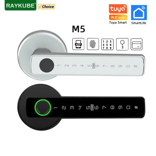 Cerradura digital de puerta RAYKUBE M5 Tuya BLE