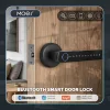 Cerradura electrónica MOES man. de puerta huella dactilar Bluetooth