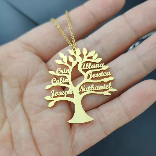 Collar personalizado con árbol de la vida