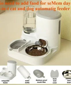 Comedero automático para gatos, perros, mascotas