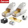 Conectores RJ45 Toolless AMPCOM, CAT8 CAT7A CAT7 CAT6A CAT6