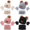 Conjunto Gorro Bufanda Guantes Invierno Bebé