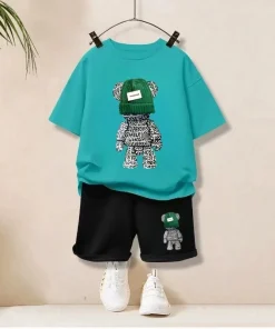 Conjunto de ropa para niños, niñas y bebés de verano