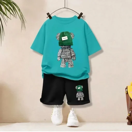 Conjunto de ropa para niños, niñas y bebés de verano