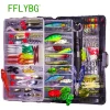 Conjunto de señuelos de pesca nuevos y mixtos FFLYBG