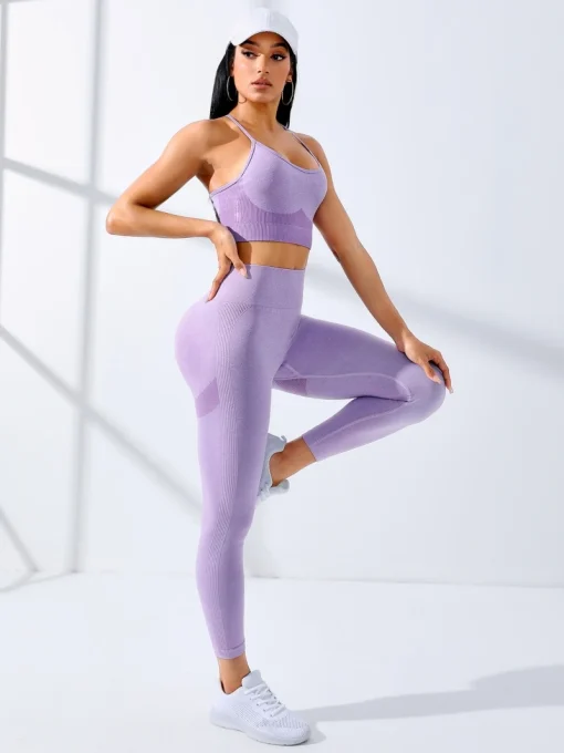 Conjunto de yoga para mujer, 2 Piezas